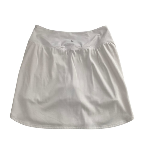 Athleta Women’s Fairway Golf Skort 18" Sz M White Pickleball Tennis Pockets - Picture 2 of 11